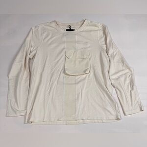 The North Face Steep Tech Long Sleeve Tee Mens L White Flashdry